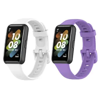 Rezerves Aproce Silikona Siksna Huawei Band 7 Siksniņu, Siksniņa Sporta Watchband Aproce Smart Elektronika Aksesuāri