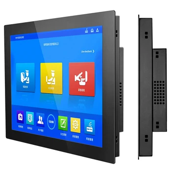 10.4 collu mini panelis tablet PC iegulto rūpniecības all-in-one dators ar pretestības touch screen WiFi Win10 Pro 1024*768