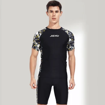 Vīriešu Modes Sadalīt Stila Peldēšanas Un Sērfošanu Uzvalks Sauļošanās Ātri Sausas Ūdens Sporta veidi Pludmalē, Peldēšana Motorlaivu Sērfošanu Uzvalks 2023