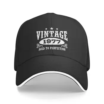 Jaunu Personalizēto Vintage 1977. Gada Beisbola cepure Sievietēm, Vīriešiem, Elpojošs 45 Gadus Vecs 45rd Dzimšanas dienas Dāvanu, Tētis Cepuri Sporta