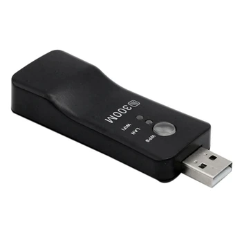 2X USB TV Wifi Dongle Adapteri, 300Mbps Universāla Bezvadu Uztvērējs RJ45 WPS Samsung LG Sony Smart TV