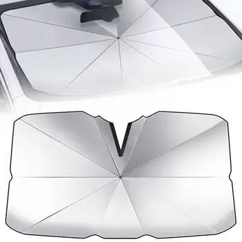 Auto Saulessargs Priekšējā Vējstikla Saulessargs V-veida, lai EV Saule izturīgas un Siltuma izolācija Salokāms Saules Ēnā Jumta Jaunu Stilu Z4B0