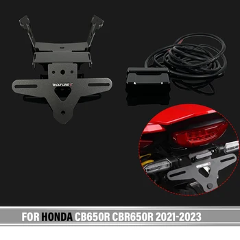 Moto Asti Kārtīgi Honda CBR650R CB650R 2021-2023 Licences Plāksnes Turētājs Motociklu Papildaprīkojums Pievienojams Numura Plāksnes Turētājs