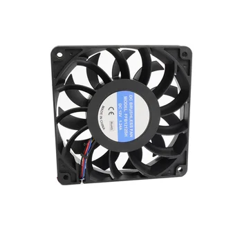 PC Fan120 Radiatora ventilators 3700 APGR. / min spriegums 12V 1.24 dubultu lodīšu atbalsta PMW temperatūra contro