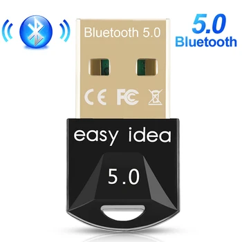 USB Bluetooth Adapteris 5.0 Bluetooth Dongle Mini USB Bluetooth Uztvērējs Audio Mūzikas Zilo Zobu 5.0 Raidītāju PC Dators