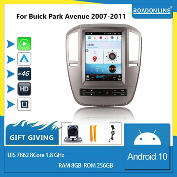 Android 10 1024*768 Izšķirtspēja 9.7 collas Buick Park Avenue 2007-2011 UIS7862 8+256 gb Automašīnas Navigācijas CarPlay Auto Radio
