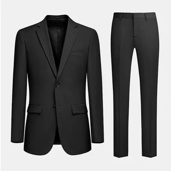 6585-2023 Vīriešu uzvalku vīriešu jaka slim atpūtas profesionālās kleita uzņēmējdarbības formāts