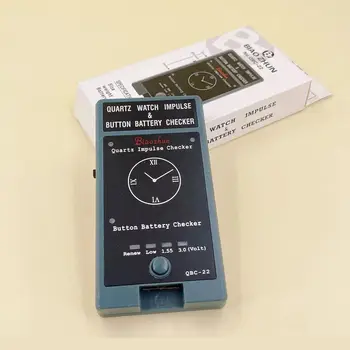 Kvarca pulksteņa mehānismu testeri skatīties pogu akumulatoru testeris pulksteņu labošanas rīki QBC-22 skatīties testeris