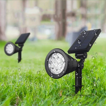 Saules Lampas IP65 Āra Apgaismojums LED Mainot Zemes, Dārzkopība, Dārzu Gaismas Ūdensizturīgs Ainavu Prožektori Dārza Dekorēšanai