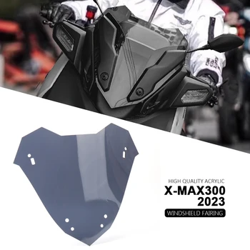 Par YAMAHA XMAX 300 XMAX300 X-MAX 300 X-MAX300 xmax300 2023 Motocikla Priekšējā Vējstikla Vēja Vairogs Ekrāni Deflektori