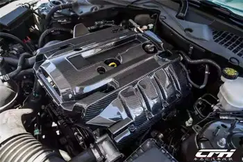 Auto Oglekļa Šķiedras Stils Motora Vāka Pārsegs Pārsegs Der Ford Mustang 2.3 T 2015 2016 2017 2018 2019