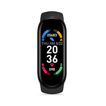 2023 Band 6 Sporta Aproce sirdsdarbība Fitnesa Tracker LED Ekrāns, Smart Joslas Xiaomi Sporta Skatīties Aproce Fitnesa Tracker